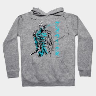 Gray Cyborg Jaeger Hoodie